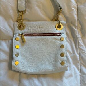 Hammitt Tony Small White and Red Crossbody Bag